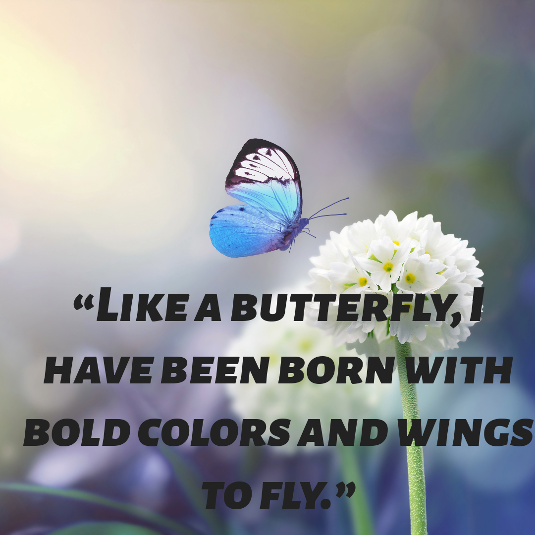 Short Butterfly Quotes for Instagram